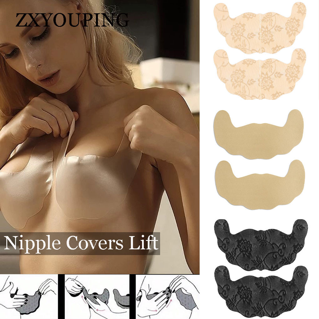 5 Pair Lace Nipple Cover Adhes - Silicone Bra Adhesive 评论和价格