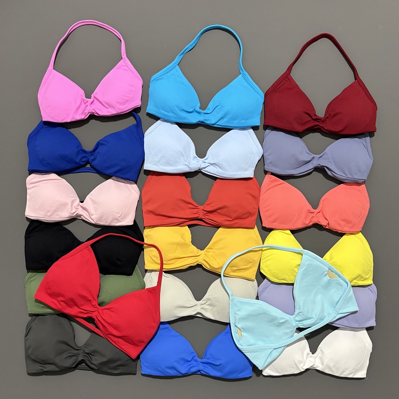 Sports Strappy Bra Yoga Underw - Sports Bra High Impact 评论和价格