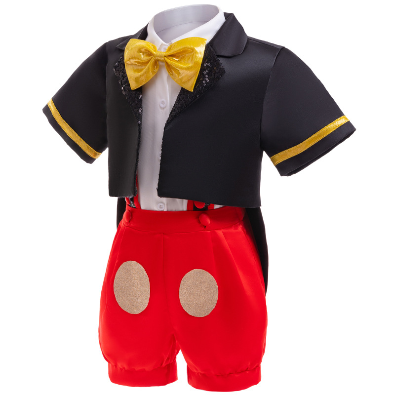 Kids Boys Cartoon Mouse Cospla - Boyshort Underwear 评论和价格