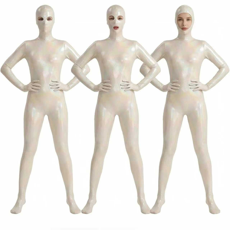 Women Shiny Gradient Zentai Bo - Shapewear Bodysuit Firm 评论和价格