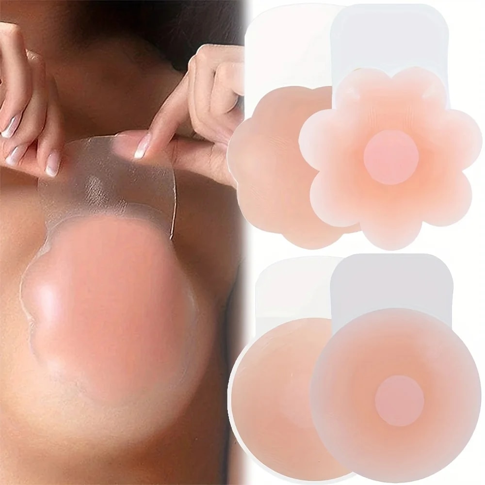 1Pairs Silicone Nipple Cover L - Silicone Bra Adhesive 评论和价格