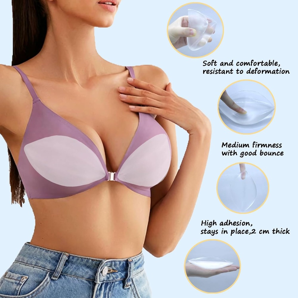Adhesive Silicone Bra Inserts  - Silicone Bra Adhesive 评论和价格