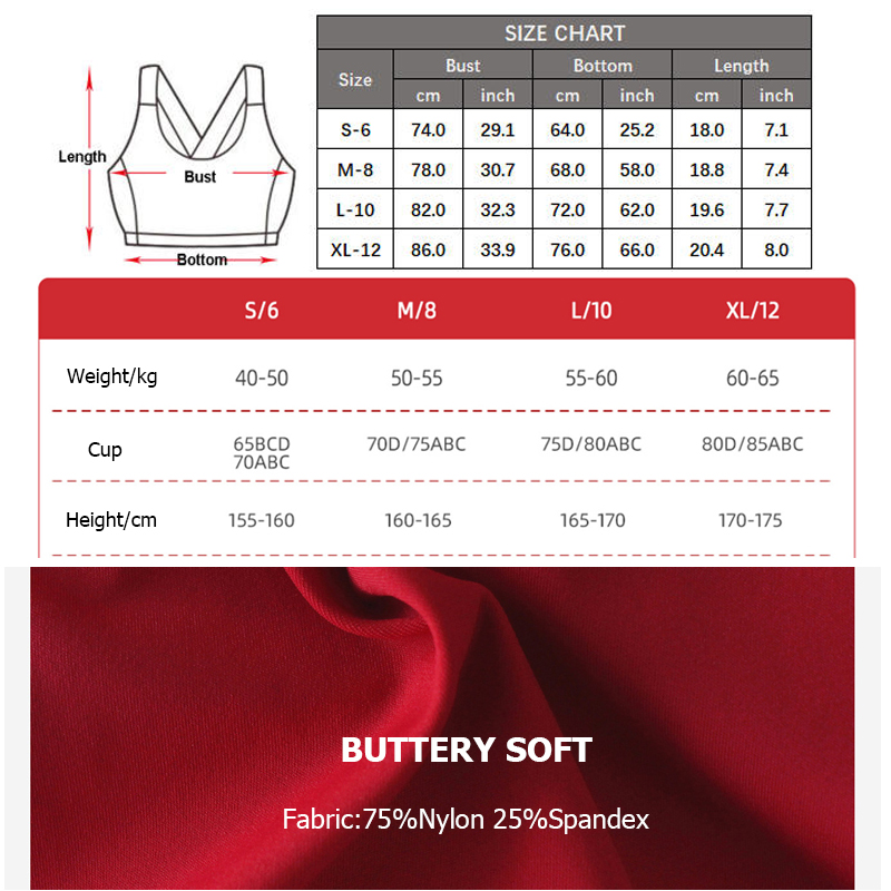 Stretchy Soft Sports Underwear - Sports Bra High Impact 评论和价格