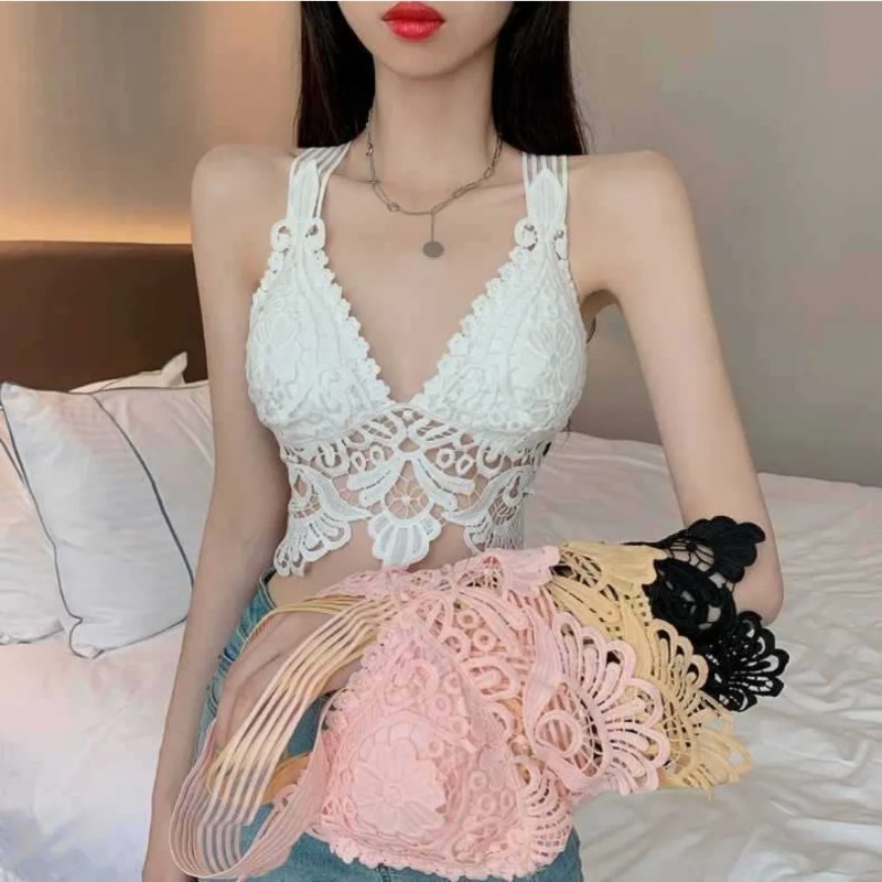 Womens Sexy Tops Lace Crop Top - Cami Top Lace 评论和价格