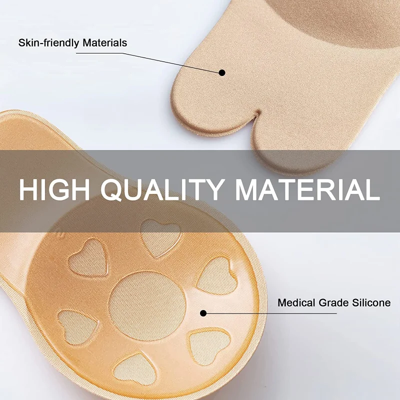 Women Push Up Bras Self Adhesi - Silicone Bra Adhesive 评论和价格