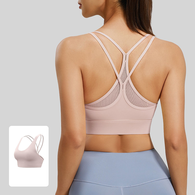 2026 New Women Sexy Mesh Cross - Sports Bra High Impact 评论和价格