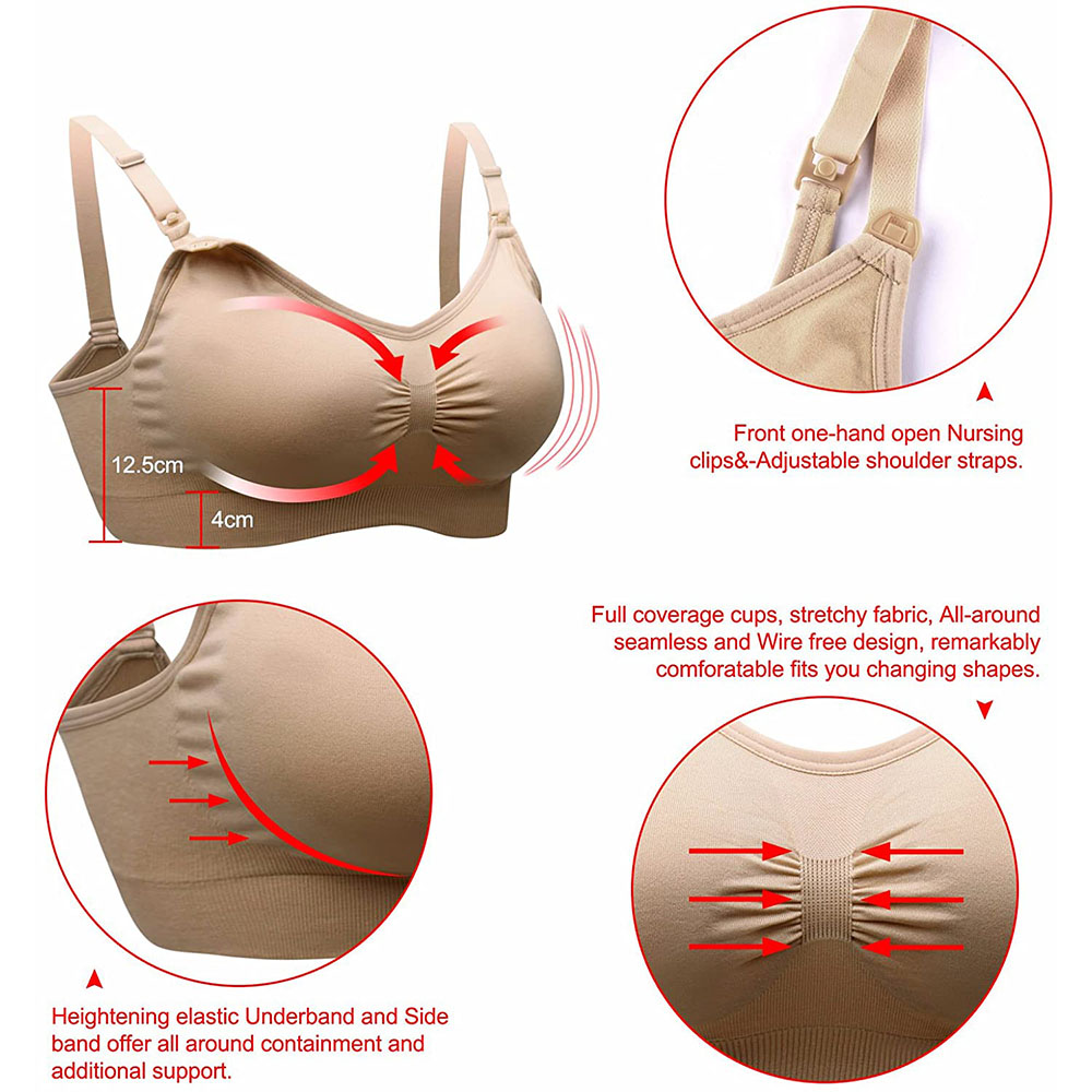 Womens Maternity  Nursing Bra  - Nursing Bra Sleep 评论和价格