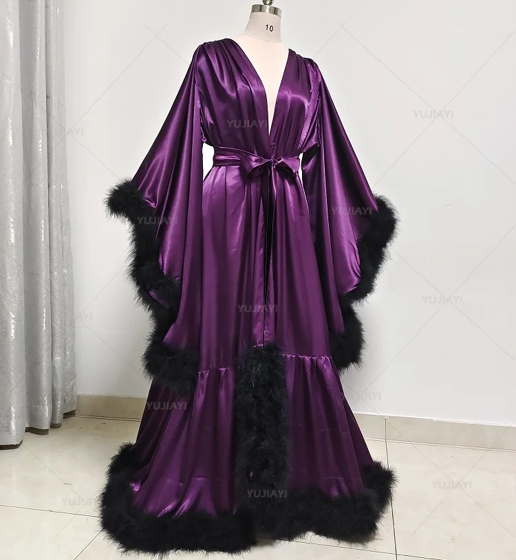 Customized Bathrobe for Women  - Robe Silk Women 评论和价格