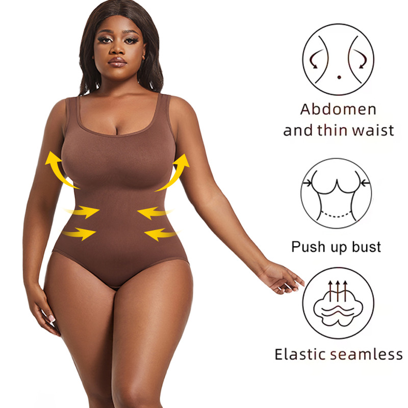 Women Plus Size Compression Ca - Shapewear Bodysuit Firm 评论和价格