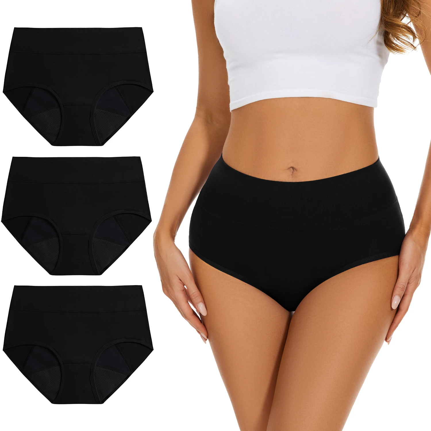 3PCS/lot Menstrual Panties For - Period Panty Absorbent 评论和价格
