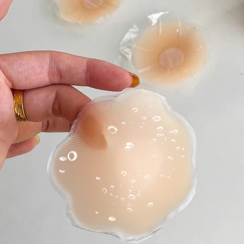 Floral Round Silicone Nipple C - Silicone Bra Adhesive 评论和价格
