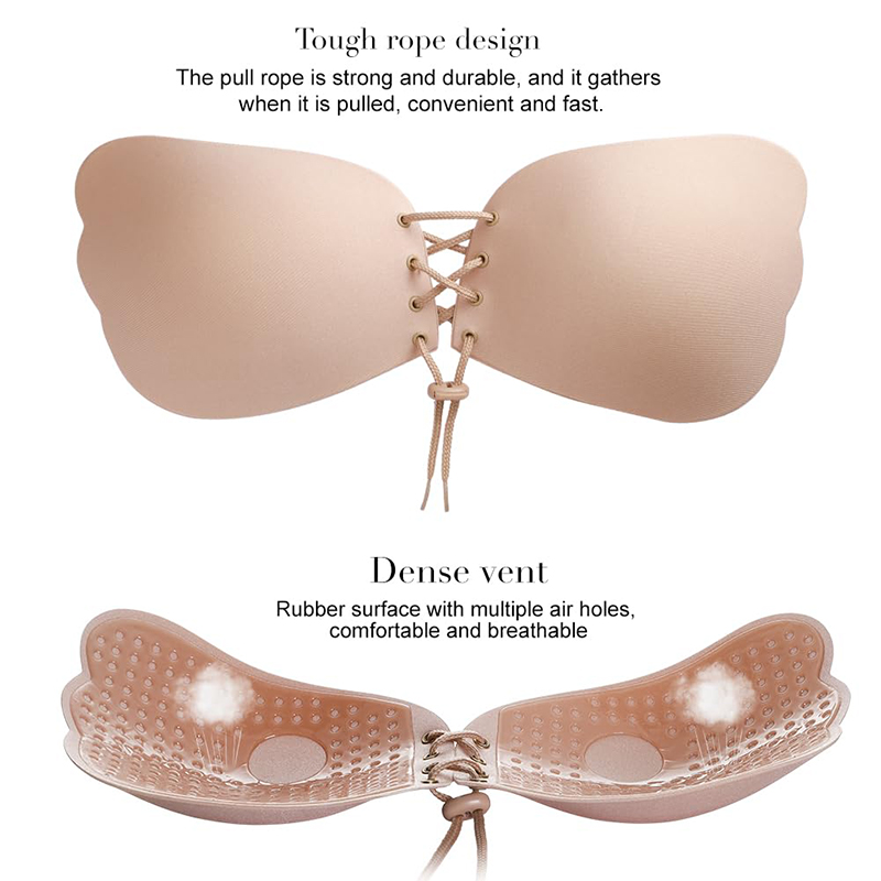 1/2 Pairs Women Summer Backles - Strapless Bra Backless 评论和价格