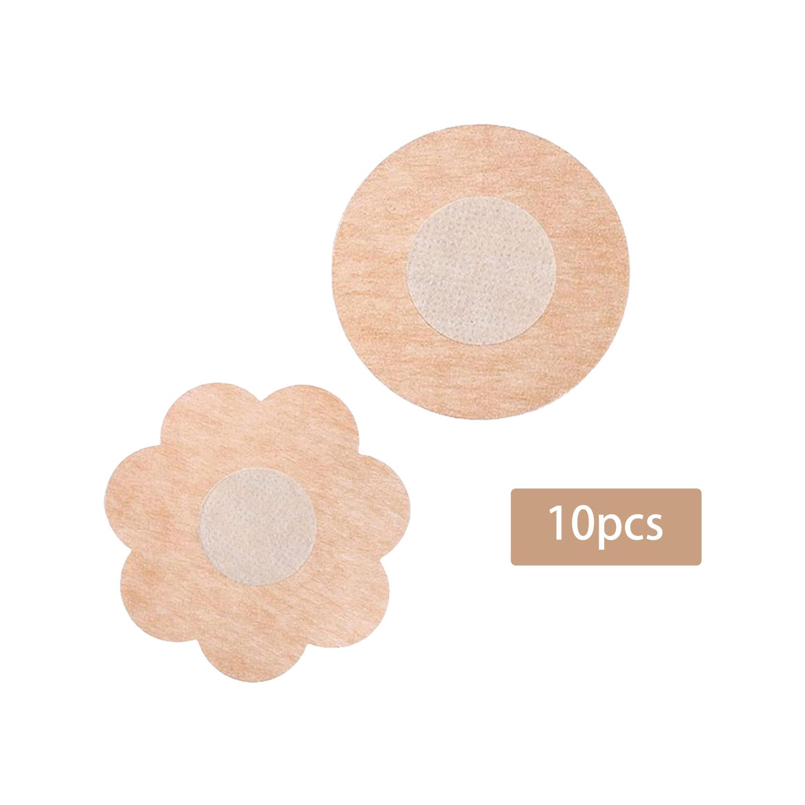 10 Pieces Chest Pasties Flower - Nipple Cover Pasties 评论和价格