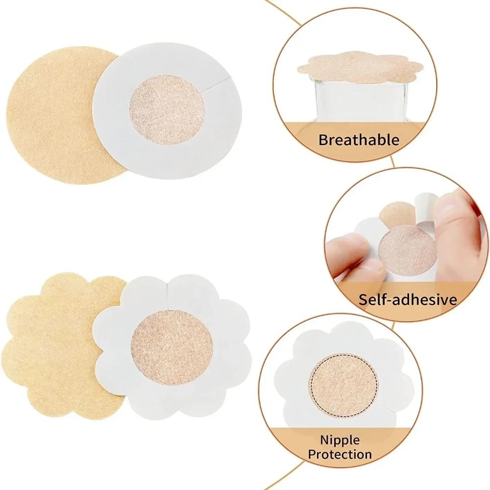 Non-woven Nipple Cover Sticker - Silicone Bra Adhesive 评论和价格