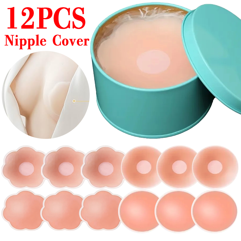 6/12PCS Invisible Self Adhesiv - Silicone Bra Adhesive 评论和价格