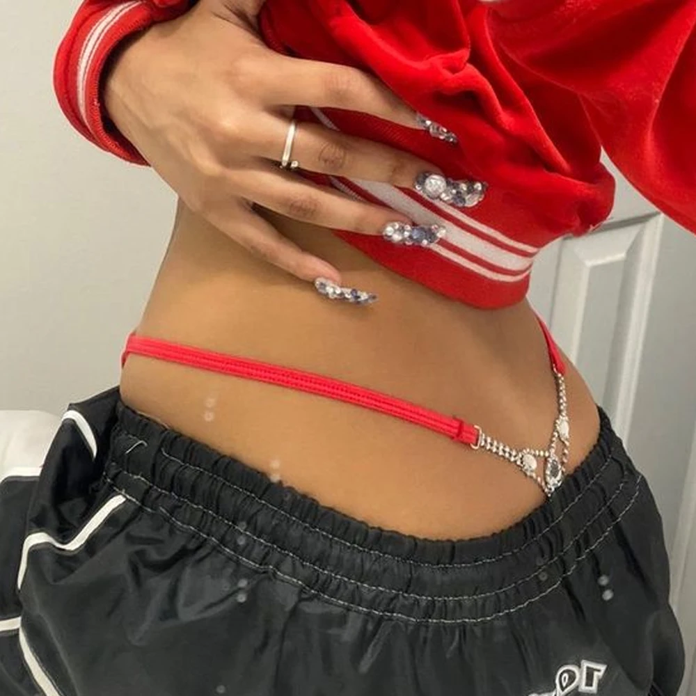 Sexy Round Rhinestone Thong Ad - Thong Bikini Women 评论和价格