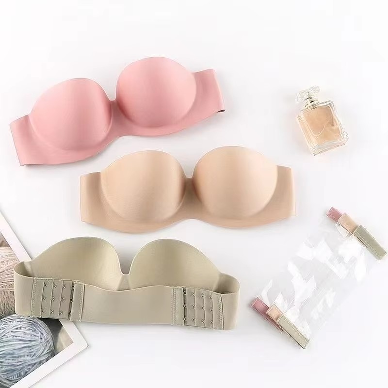 Women's Sexy Strapless Push-Up - Strapless Bra Backless 评论和价格