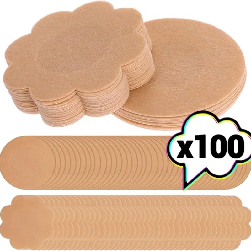 10/100pcs Women Nipple Cover S - Silicone Bra Adhesive 评论和价格