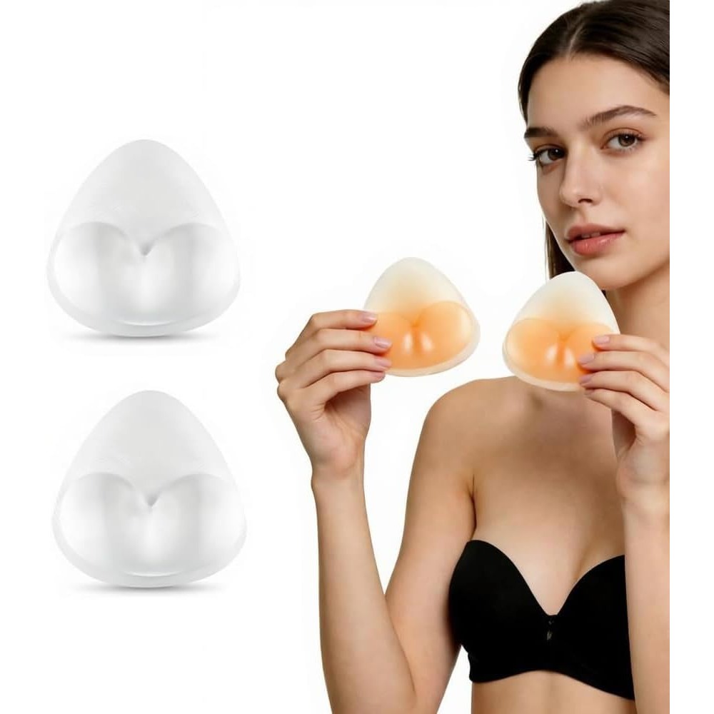 Silicone Bra Inserts, Triangle - Push Up Bra Padded 评论和价格