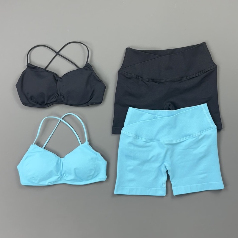 2 Pieces Sports Set Women Thin - Sports Bra High Impact 评论和价格