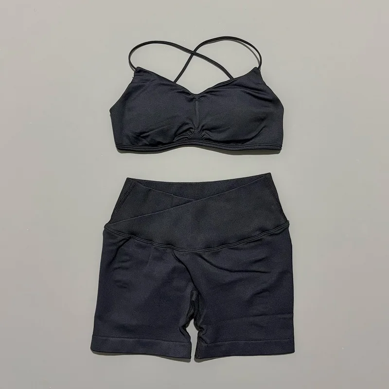 2 Pieces Sports Set Women Thin - Sports Bra High Impact 评论和价格