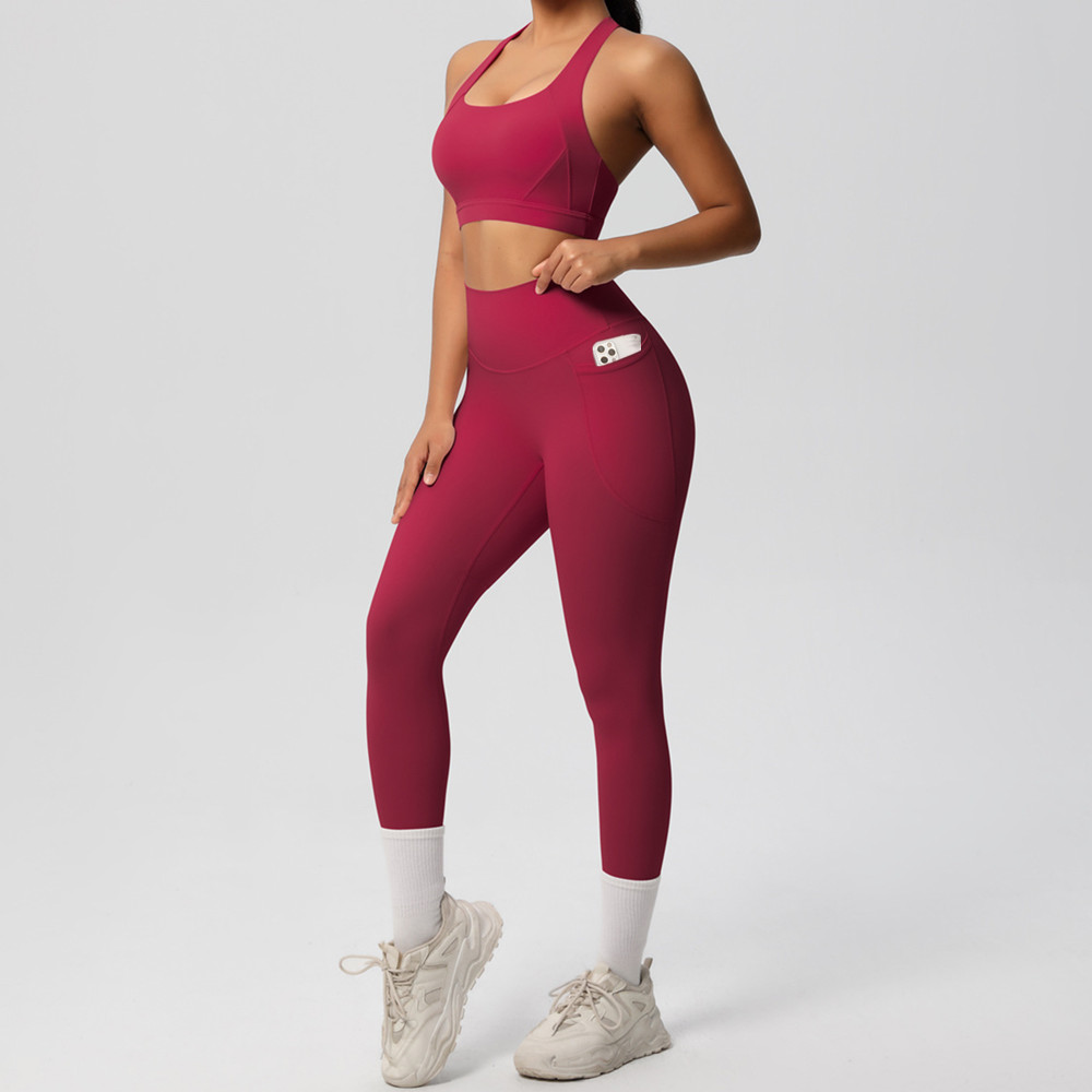 Pad Cross Shoulder Strap Yoga  - Sports Bra High Impact 评论和价格