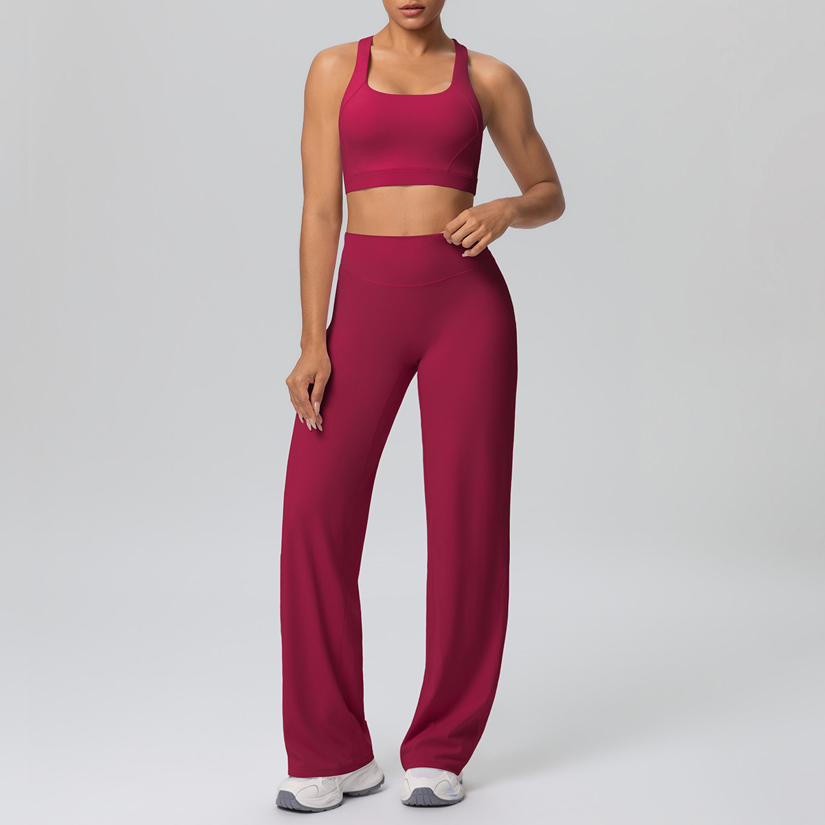 Pad Cross Shoulder Strap Yoga  - Sports Bra High Impact 评论和价格