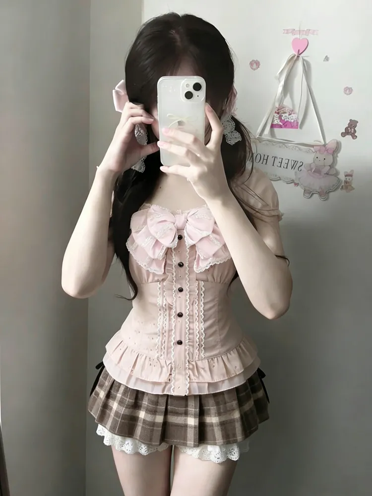 Japanese Sweet Three Piece Set - Cami Top Lace 评论和价格